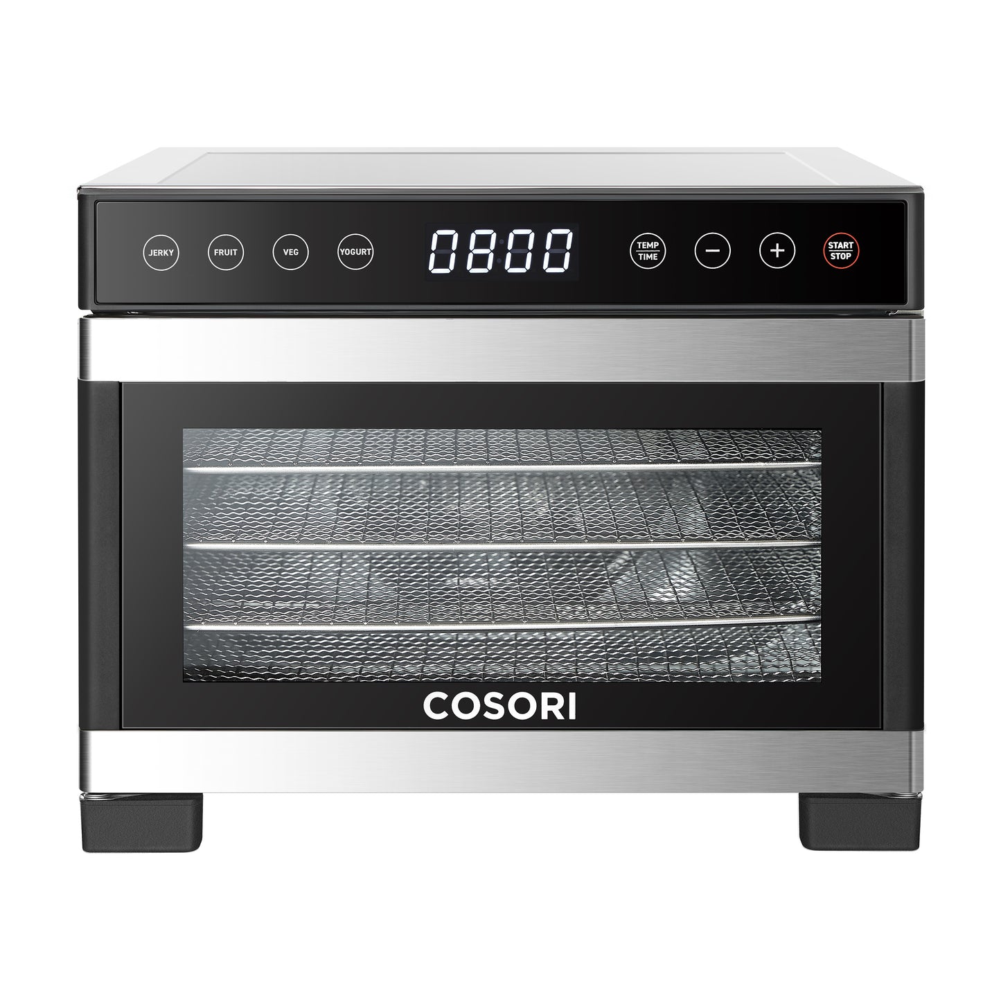 COSORI Premium Mini 5-tray stainless steel food dehydrator front view