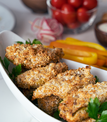 Artichoke Wings with Vegan Ranch Dip