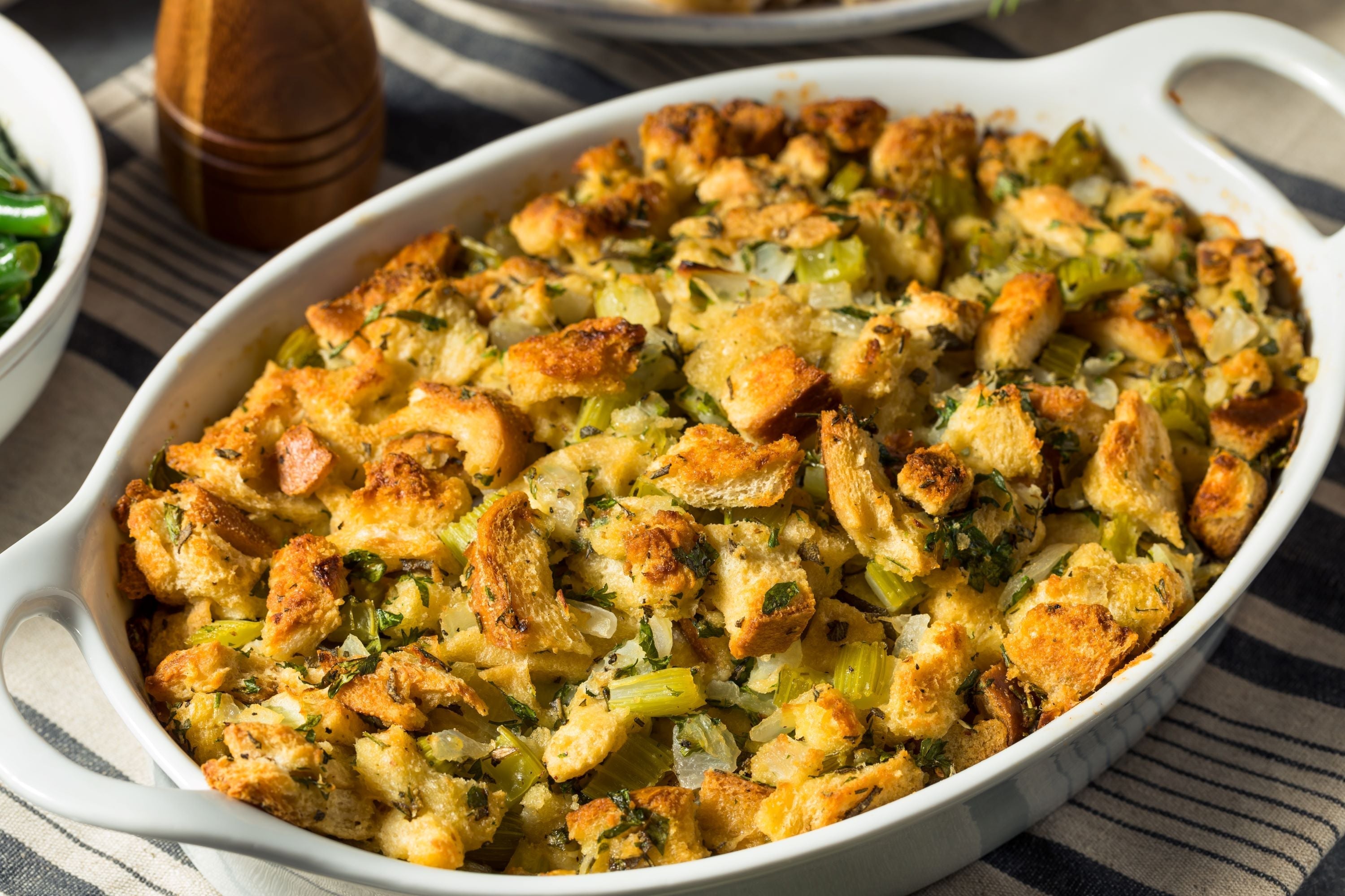 Air Fryer Apple and Parmesan Stuffing