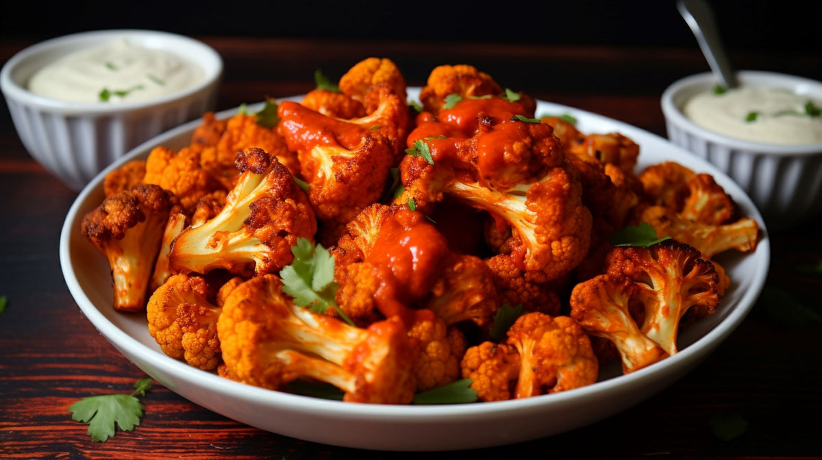 Air Fryer Buffalo Cauliflower