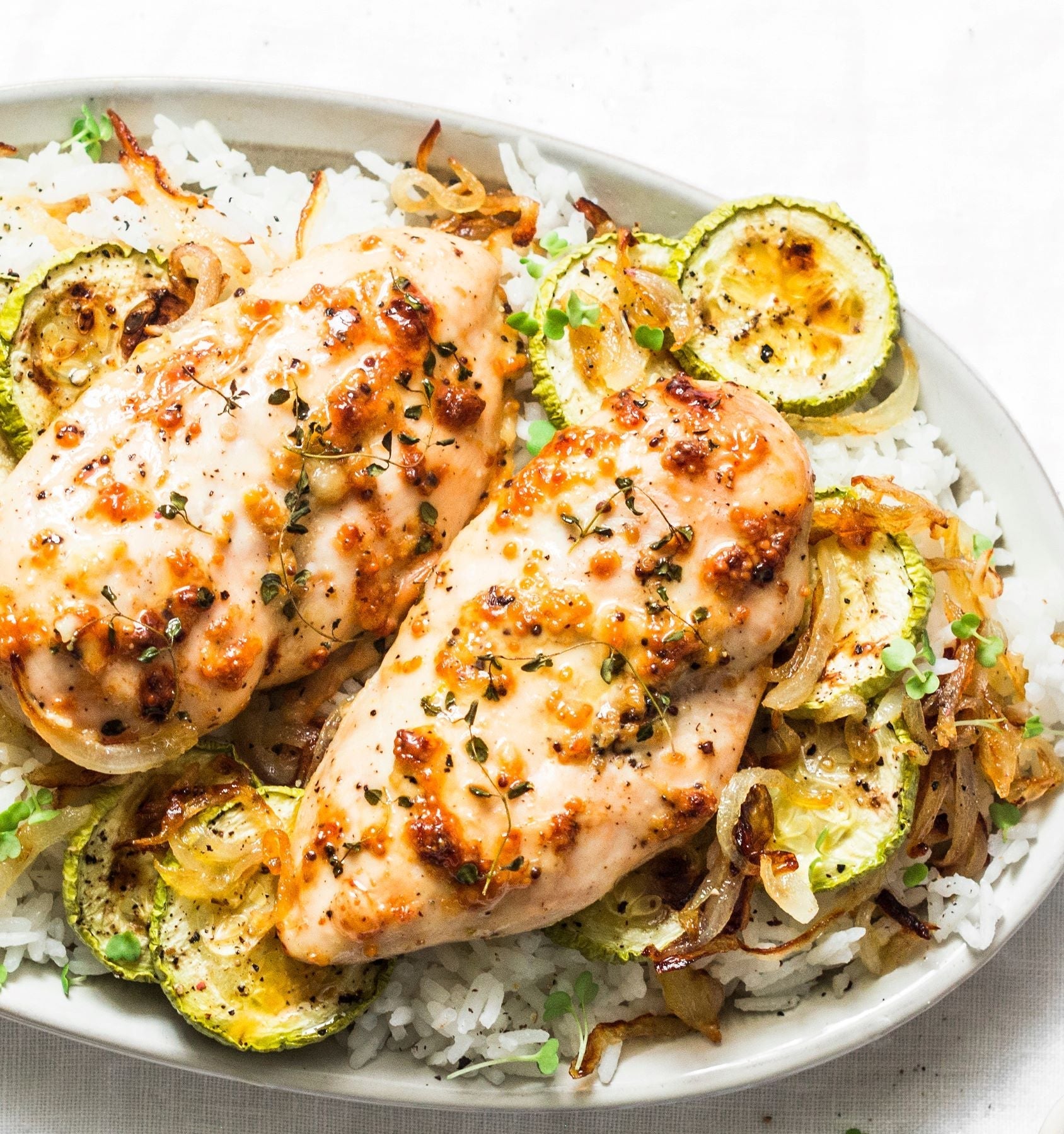 Air Fryer Maple Dijon Chicken