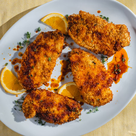 Air Fryer Chicken Cutlet | Spicy & Crispy
