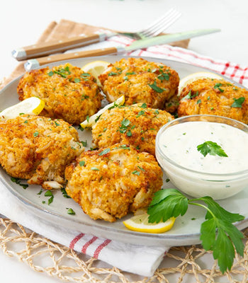 Crab Cakes with Lemon Aioli