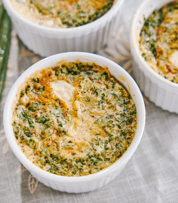 Coddled Eggs with Herb Cream