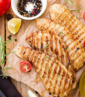 Grilled Chicken Paillard with Arugula Salad
