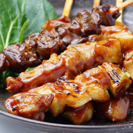 Grilled Japanese Yakitori Skewers