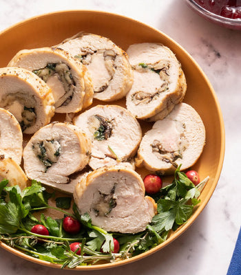 Stuffed Chicken Breast with Sage Butter