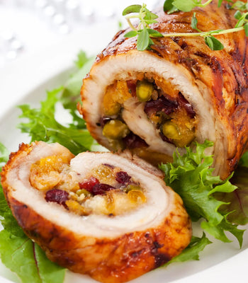 Sweet Potato & Cranberry Stuffing Stuffed Turkey