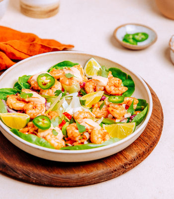 Zesty Shrimp Lettuce Wraps