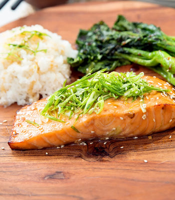Honey and Soy Marinated Salmon