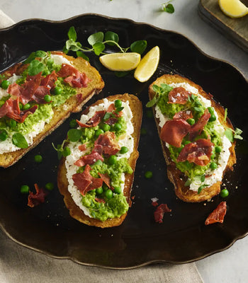 Mashed Pea & Ricotta Toast