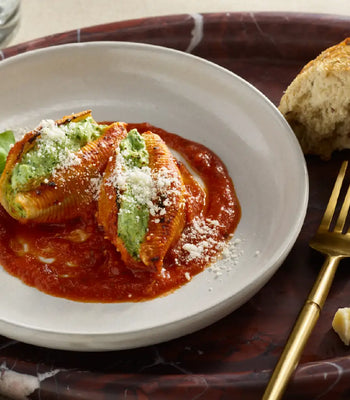 Cheesy Veggie-Stuffed Shells