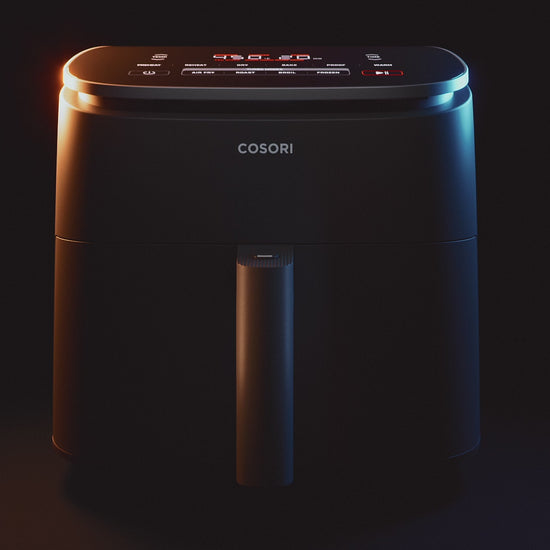 COSORI TurboBlaze 6-quart air fryer dark gray product overview