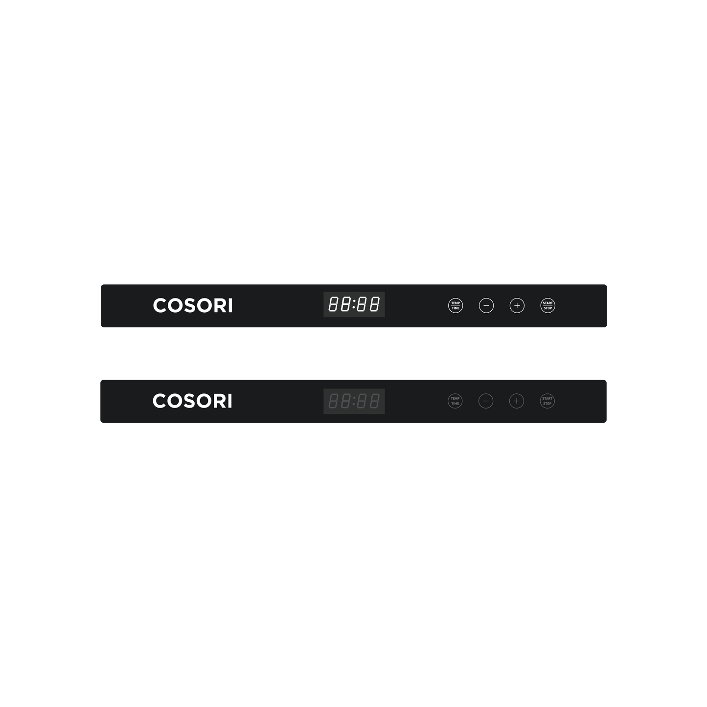 Digital control panel of COSORI Premium Pro Food Dehydrator with temperature and timer controls