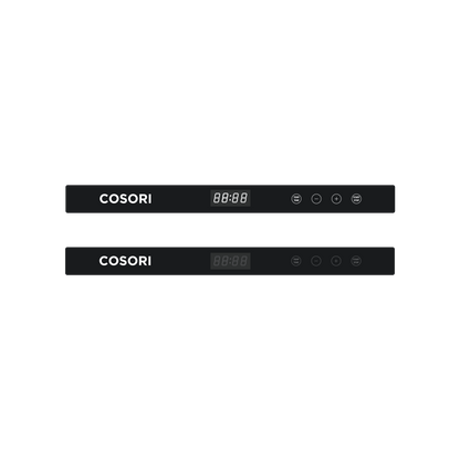 Digital control panel of COSORI Premium Pro Food Dehydrator with temperature and timer controls