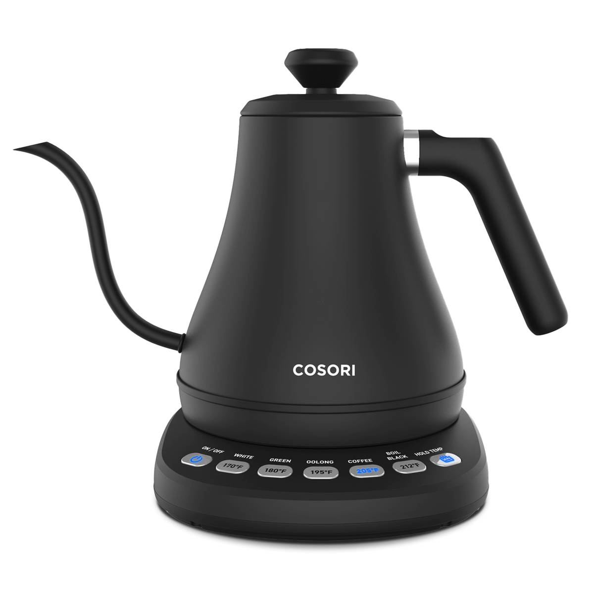 COSORI Original Electric Gooseneck Kettle with precision gooseneck spout and temperature control base